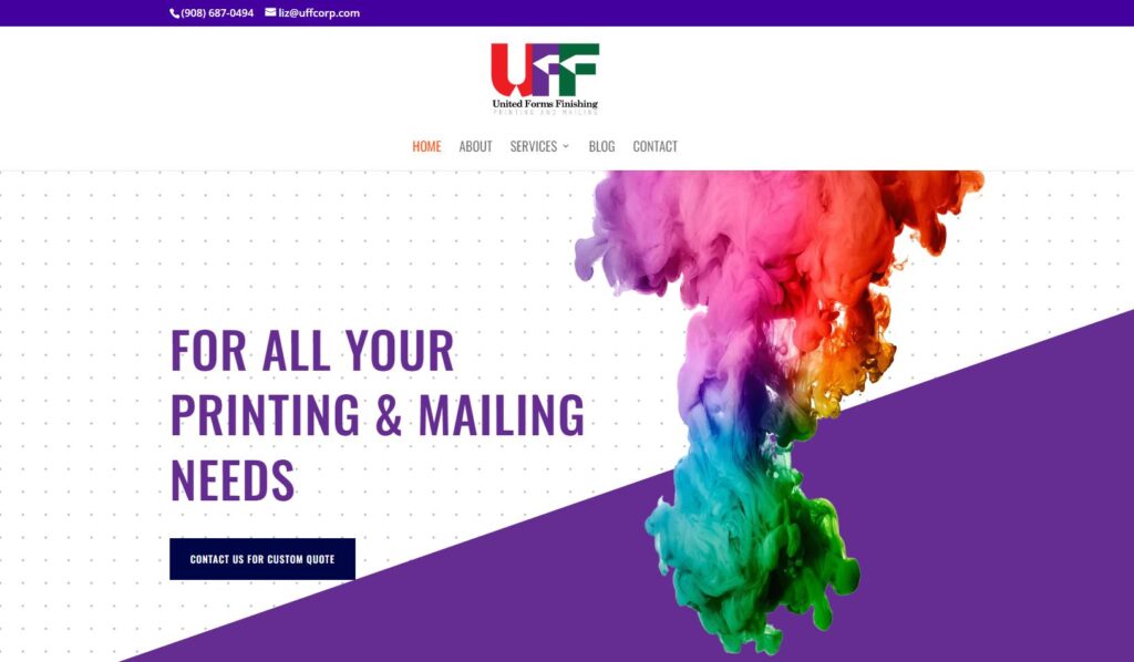 New Website Launched for Printing Company UFF Forms