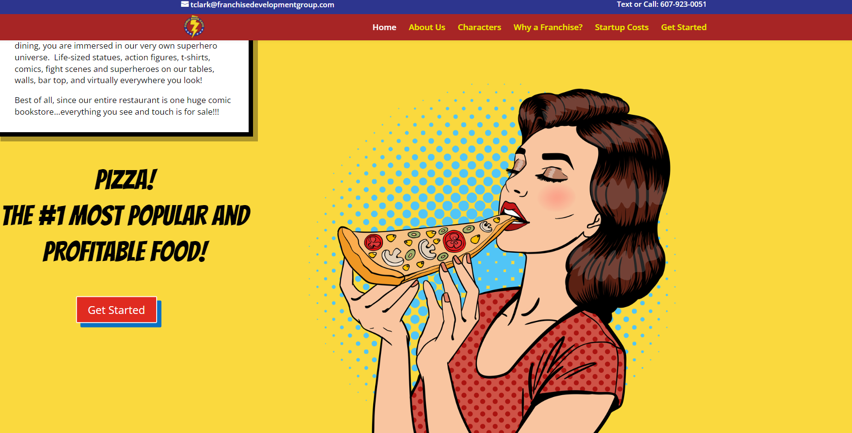 New Website Launched for Pizza Franchise 