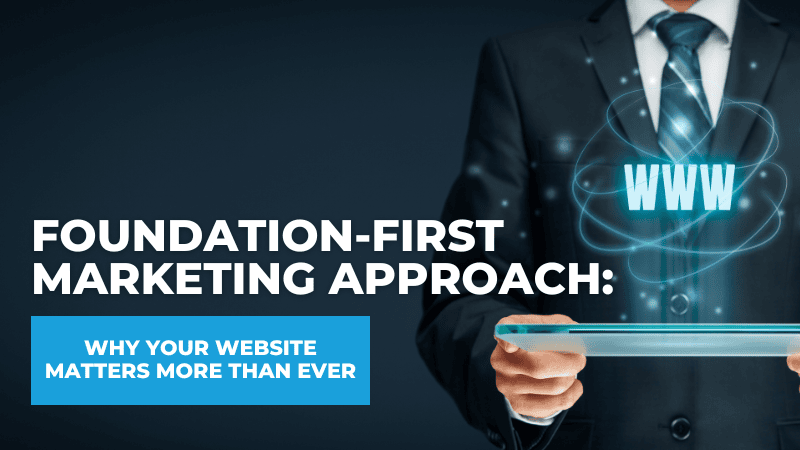 The Foundation-First Marketing Approach: Why Your Website Matters More Than Ever The Foundation-First Marketing Approach