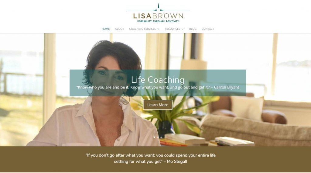 New Website Launched for Life Coach 