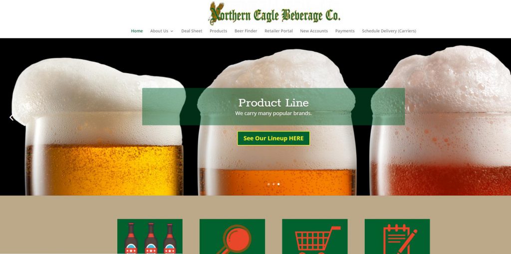 New Website Launched for Beer Distributor 