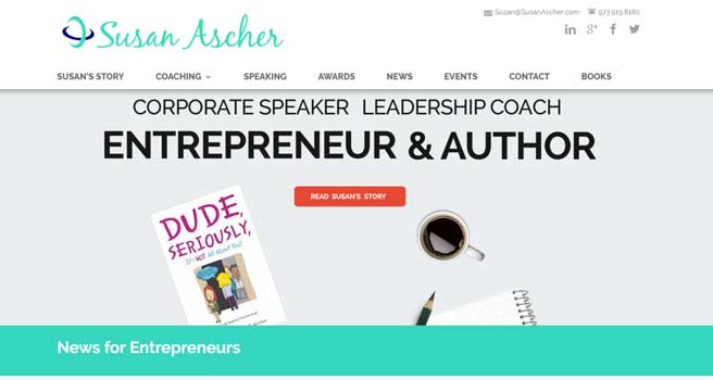 New Website Launched for Executive Coach 