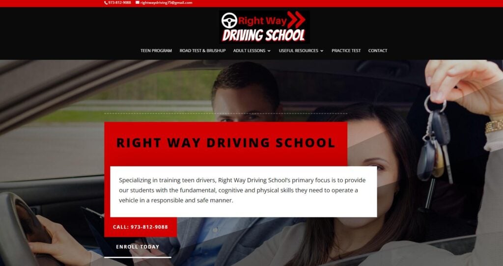 New Website Build For Driving School 