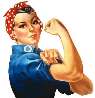 Rosie the Riveter Drawing
